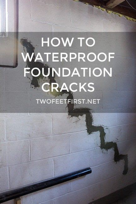 Waterproof Foundation Cracks By Filling Them In In 2024 Waterproofing Basement Waterproof