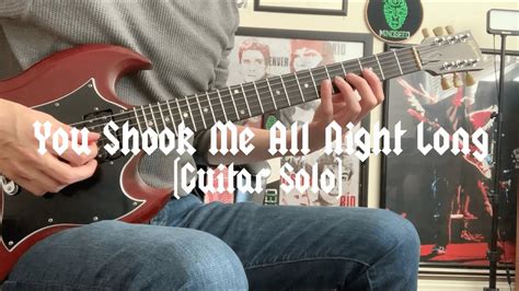 You Shook Me All Night Long Solo By Ac Dc Guitar Cover Youtube