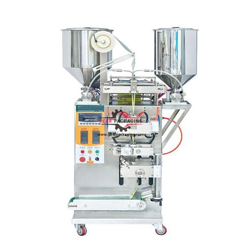 Automatic Double Hopper Vertical Bag Liquid Filling Sealing Packing Machine