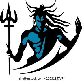 Lord Shiva Logo Illustration Minimalistic Stock Vector (Royalty Free) 2253115767 | Shutterstock