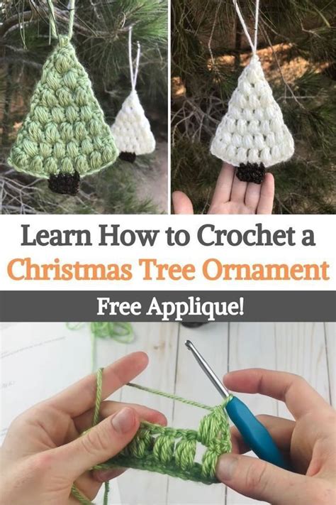 Flat Christmas Tree Crochet Pattern Free Applique Artofit