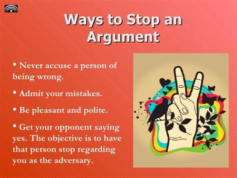 How To Stop An Argument Task 1788