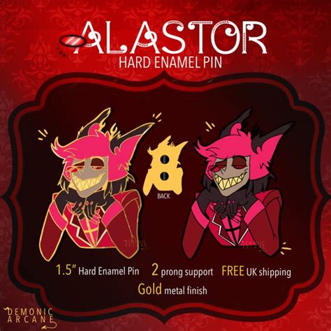 Alastor Pin Etsy