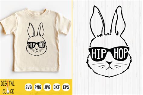 Easter Bunny Svg Hip Hop Bunny Svg Graphic By Digital Click Store