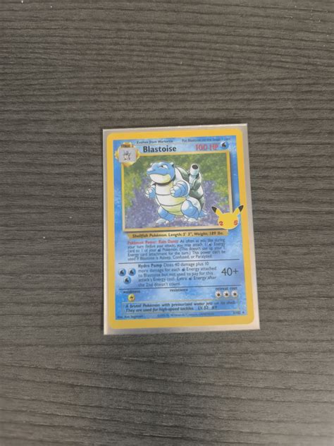 2021 Pokemon Celebrations 25th Anniversary 002 102 Blastoise Holo