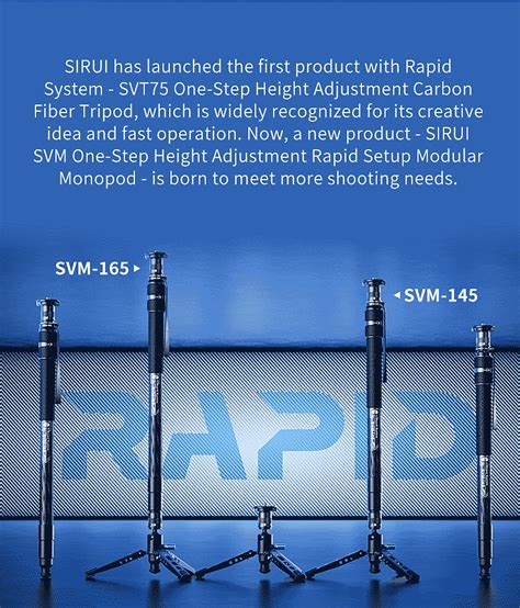 Sirui Monopod SVM 145 Rapid System