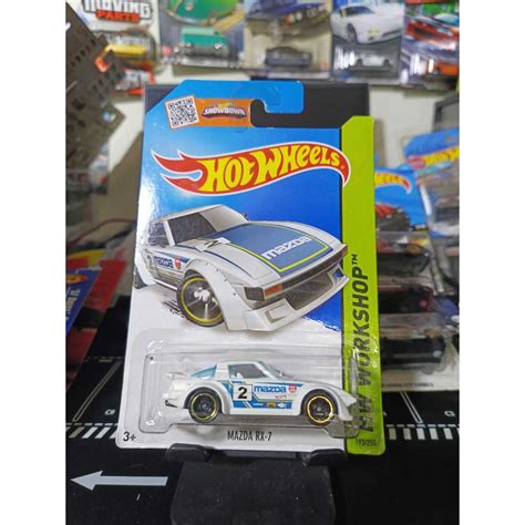 MAZDA HOT WHEELS 風火輪馬自達 RX7 白色 蝦皮購物