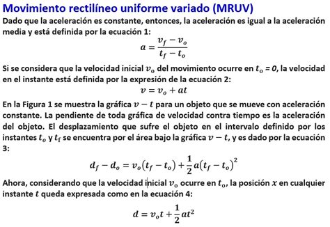 Tomidigital Movimiento Rectilíneo Uniformemente Variado Mruv