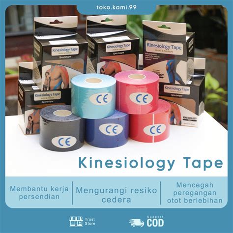 Jual Kinesiology Tape Original Cm X M Polos Untuk Olahraga Pria Dan