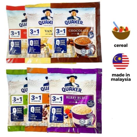 Jual SACHET QUAKER 3in1 Cereal Rasa Matcha Green Tea Vanilla