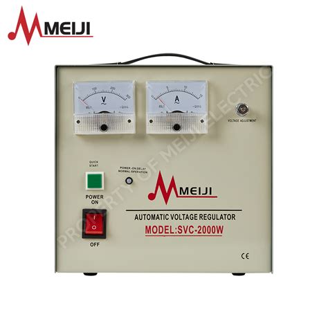 Meiji Automatic Voltage Regulator 2000W SVC 2000 Meiji Electric PH