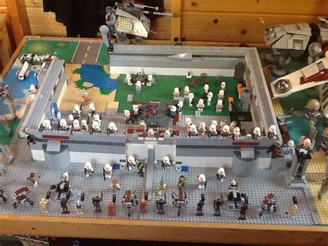 My Lego Star Wars Clone Base Lego Star Lego Star Wars Moc Base Lego