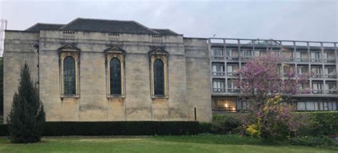 Somerville College Chapel With Vaughan On The Right Oxford