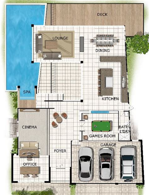 Waterfront Home Designs Floor Plans | Floor Roma