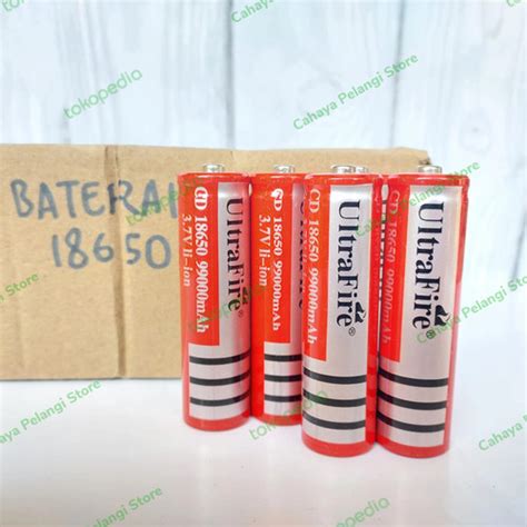 Jual Battery Baterai V Mah Ultrafire Cas Rechargeable