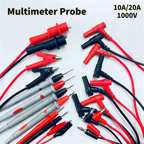 Sonde de test pour multimètre numérique stylo fils broche pointe