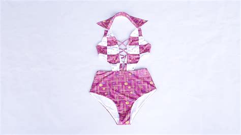 Conjunto De Bikini Con Aros De Diseño Personalizado Para Mujer Bañador