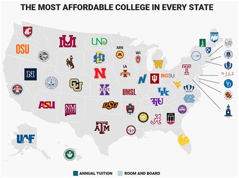 States with Cheapest College Tuition – CollegeLearners.com