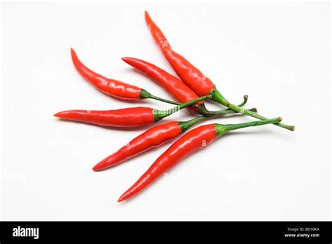 Red Chili Peppers Stock Photo Alamy