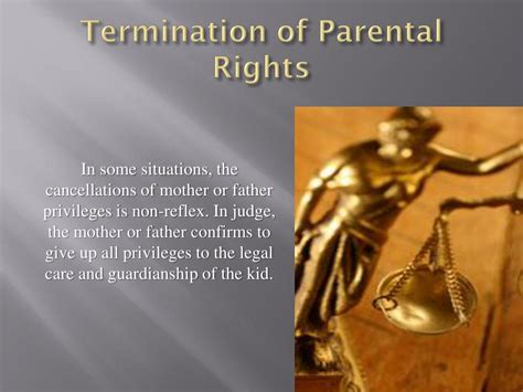 PPT Termination Of Parental Rights PowerPoint Presentation Free