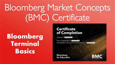 Creating A Bloomberg Market Concept Bmc Login Youtube