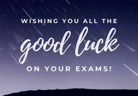 101 Good Luck Messages For Exams With Image Quotes