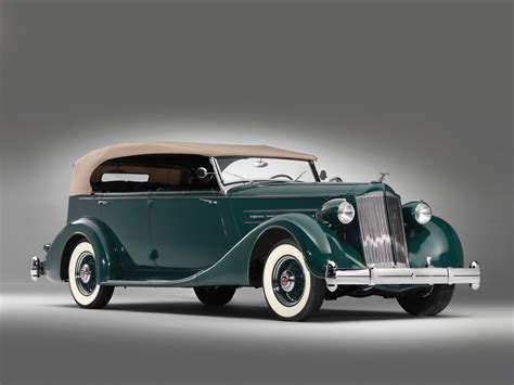 1936 Packard Eight Phaeton 1402 910 Luxury Retro Wallpapers HD