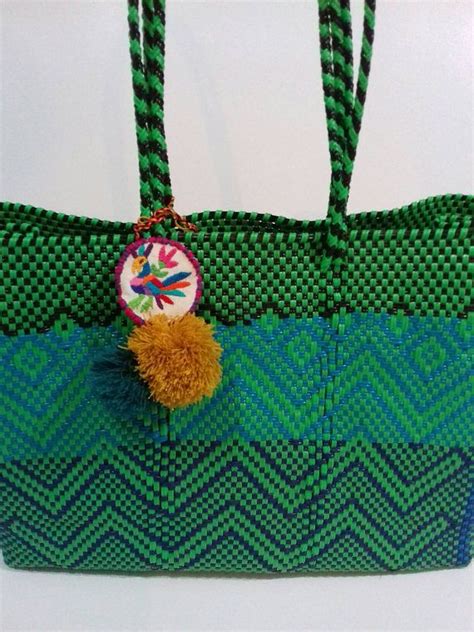 Bolsa Mediana Tejida A Mano Oaxaca Mexico Mexican Etsy Bags Hand