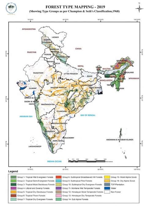 India State Of Forest Report Summary Rajras Ras Exam Preparation