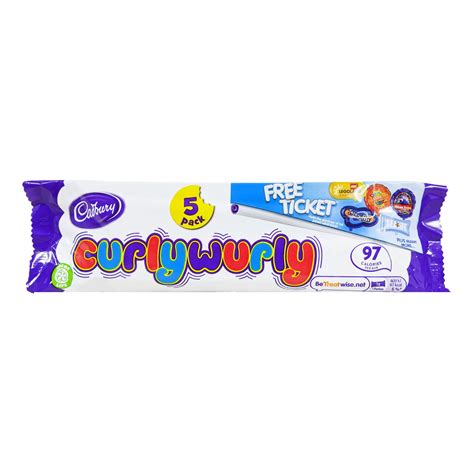 Cadbury Curly Wurly 5 Pack 5 X 215g Blightys British Store