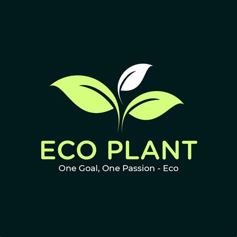 Eco Plant Logo Design DesignStudio