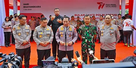 Bakti Sosial Polri Sambut HUT Bhayangkara Ke 77 Diapresiasi Warga