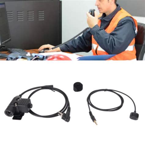 U94 Ptt Adapter Push To Talk Button Walkie Talkie Military Headset Connector Ids Ebay