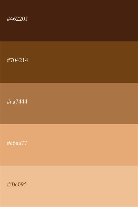 Sepia Brown Hair Swatches Color Palette 43 Off