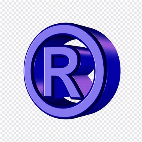 Registered Trademark Symbol Three Dimensional Circle Of The Letter R