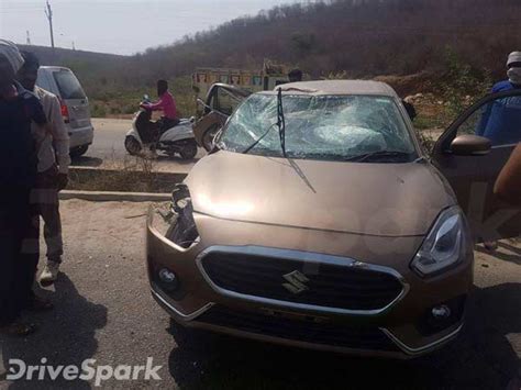 New Maruti Dzire Accident In Gwalior Drivespark News