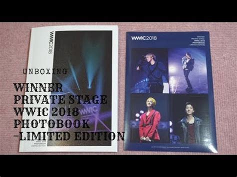 Winner Private Stage Wwic Photobook Limited Edition Winner