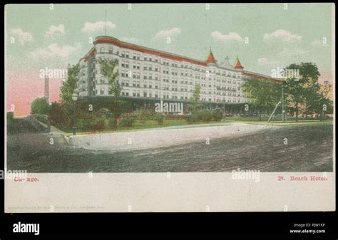 Beach Hotel, Chicago Stock Photo - Alamy