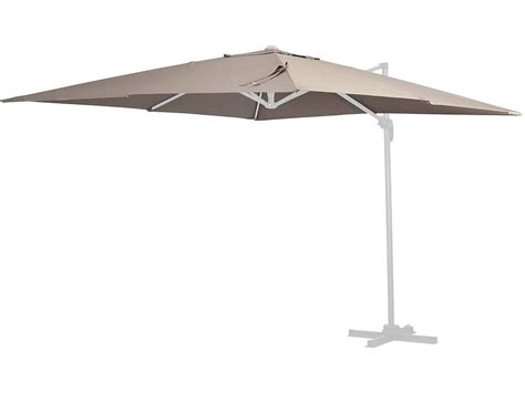 Toile pour parasol jardin déporté Sun 4 3 x 4 m Taupe Bricorama