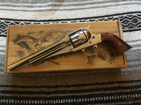 Uberti 1875 Outlaw 45 Colt Revolver Nickle 75 For Sale