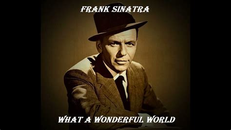 Frank Sinatra Ai What A Wonderful World[slowed Reverb] Youtube Music