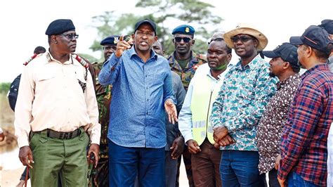 CS Duale Inspects Road Works Done By KeNHA Ahead DP Gachagua Visit To