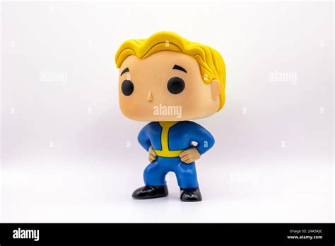 A Collection Of Fallout Funko Pop Vinyl Figures Stock Photo Alamy