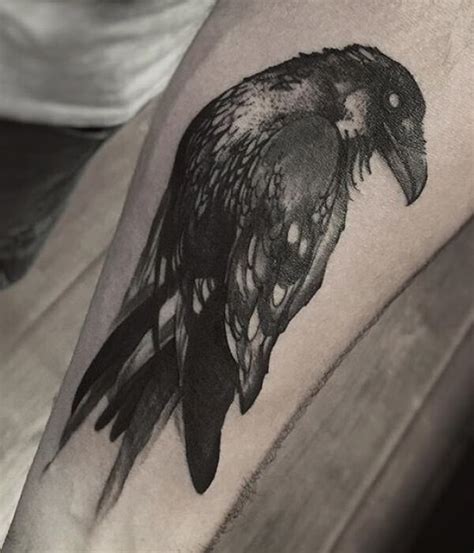 Best 40 Inspiring Raven Tattoo Designs and Ideas with Meaning