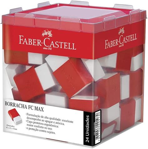 Borracha Branca Pequena Cinta Pl Stica Faber Castell Fc Max Of