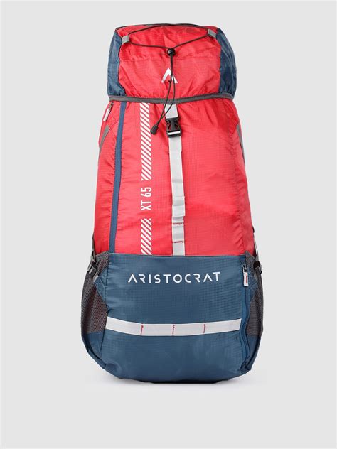 Buy Aristocrat Unisex Red & Blue Hike 65L Rucksacks - Rucksacks for ...