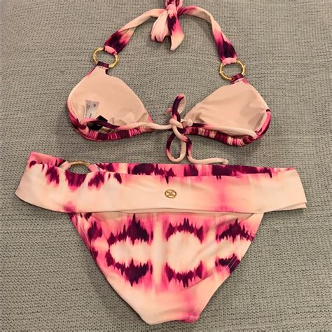 Vix Pink Tie Dye Bikini Set Gem