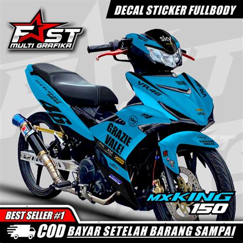 Jual Decal Stiker Mx King New 150 Full Body Sticker Striping Variasi