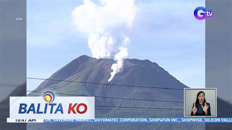 Alert Level 1 Itinaas Ng PHIVOLCS Sa Mt Bulusan BK Video Dailymotion