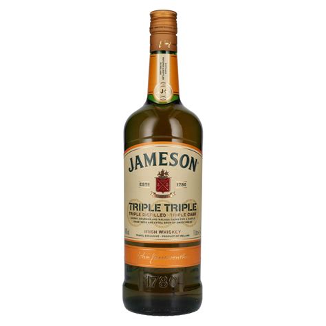 Jameson Triple Distilled Triple Cask Irish Whiskey 40 Vol 1l